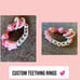 Custom pacifier clip & teething ring