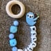 Custom pacifier clip & teething ring