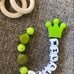 Custom pacifier clip & teething ring