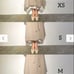 Dazzlin 2-way color lady coat light blue M