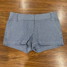 Blue striped J.Crew city fit shorts
