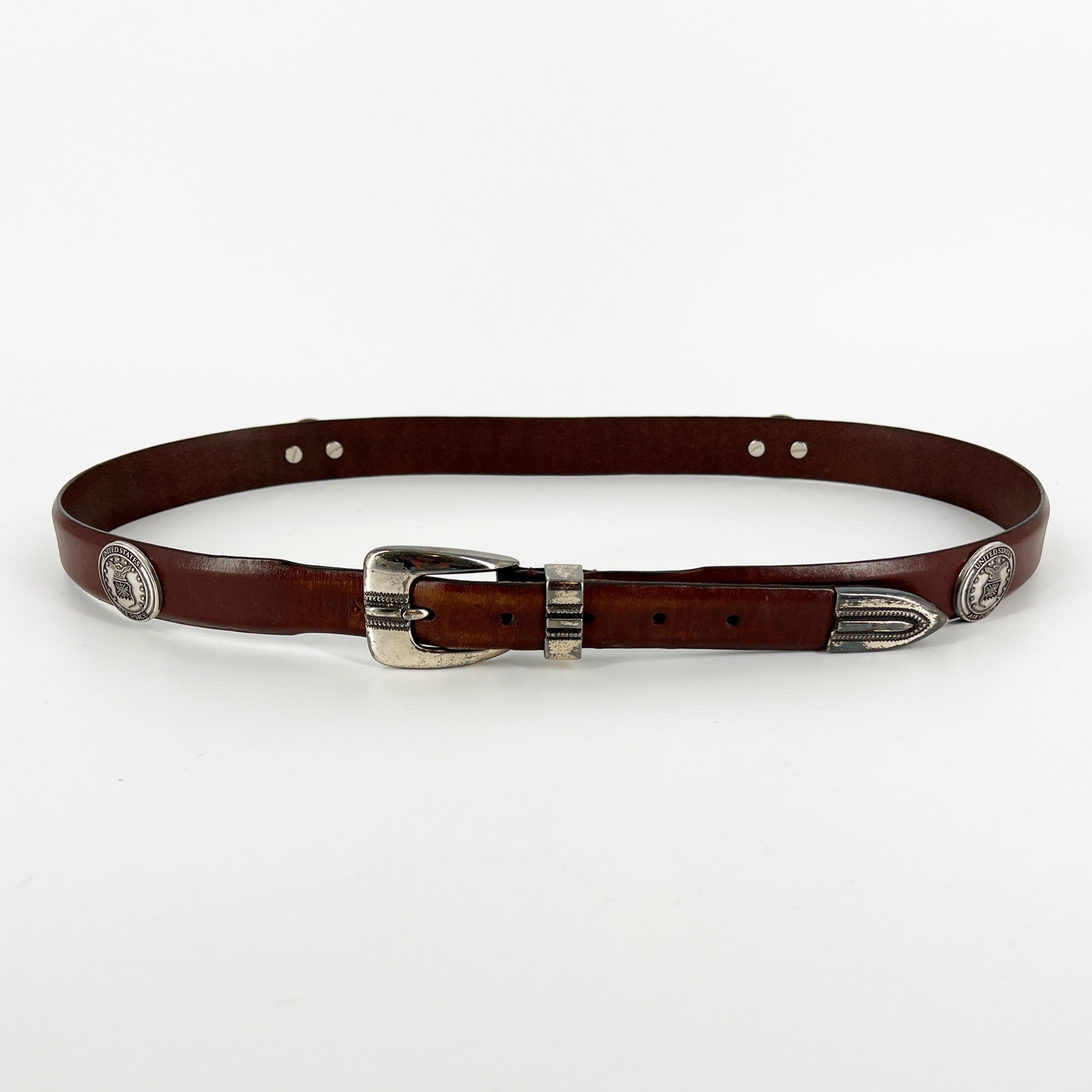 Enmon United States Air Force leather belt vintage