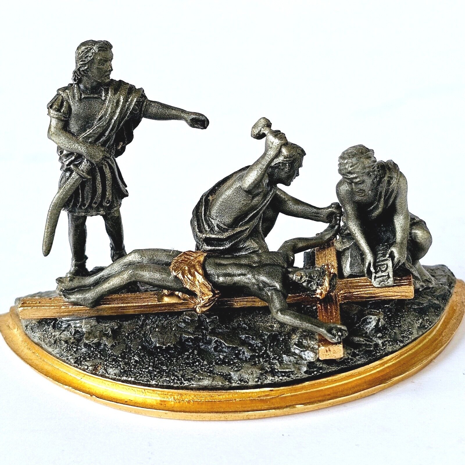 Franklin Mint Stations Of The Cross 11th Station Jesus Condemned To Death M476.1