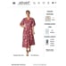 eShakti Wayward Fancies Floral Print Crepe Maxi Dress Red Size 12-14