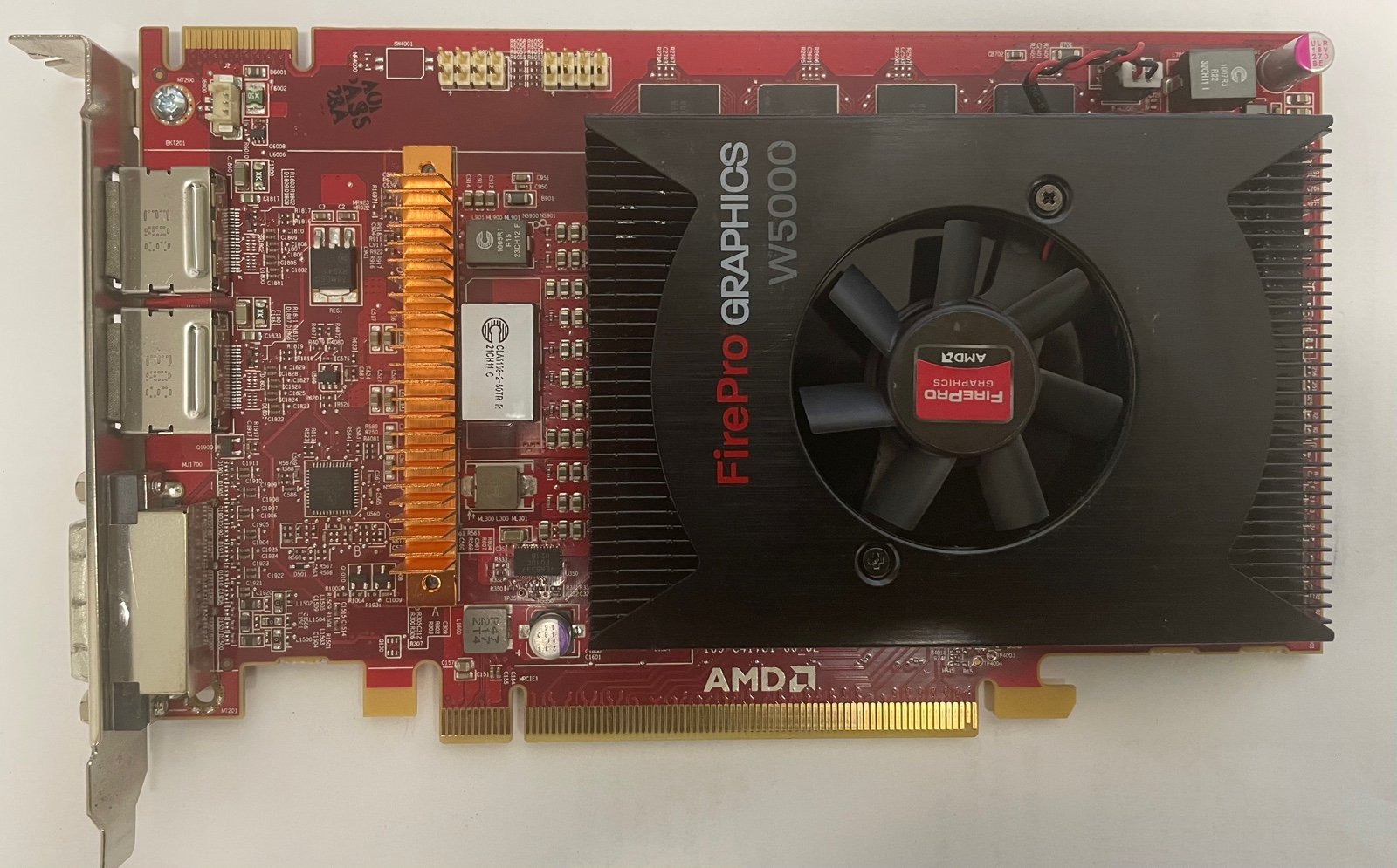 AMD FirePro W5000 2GB GDDR5 DVI/2DisplayPort PCI-Express Workstation Graphics
