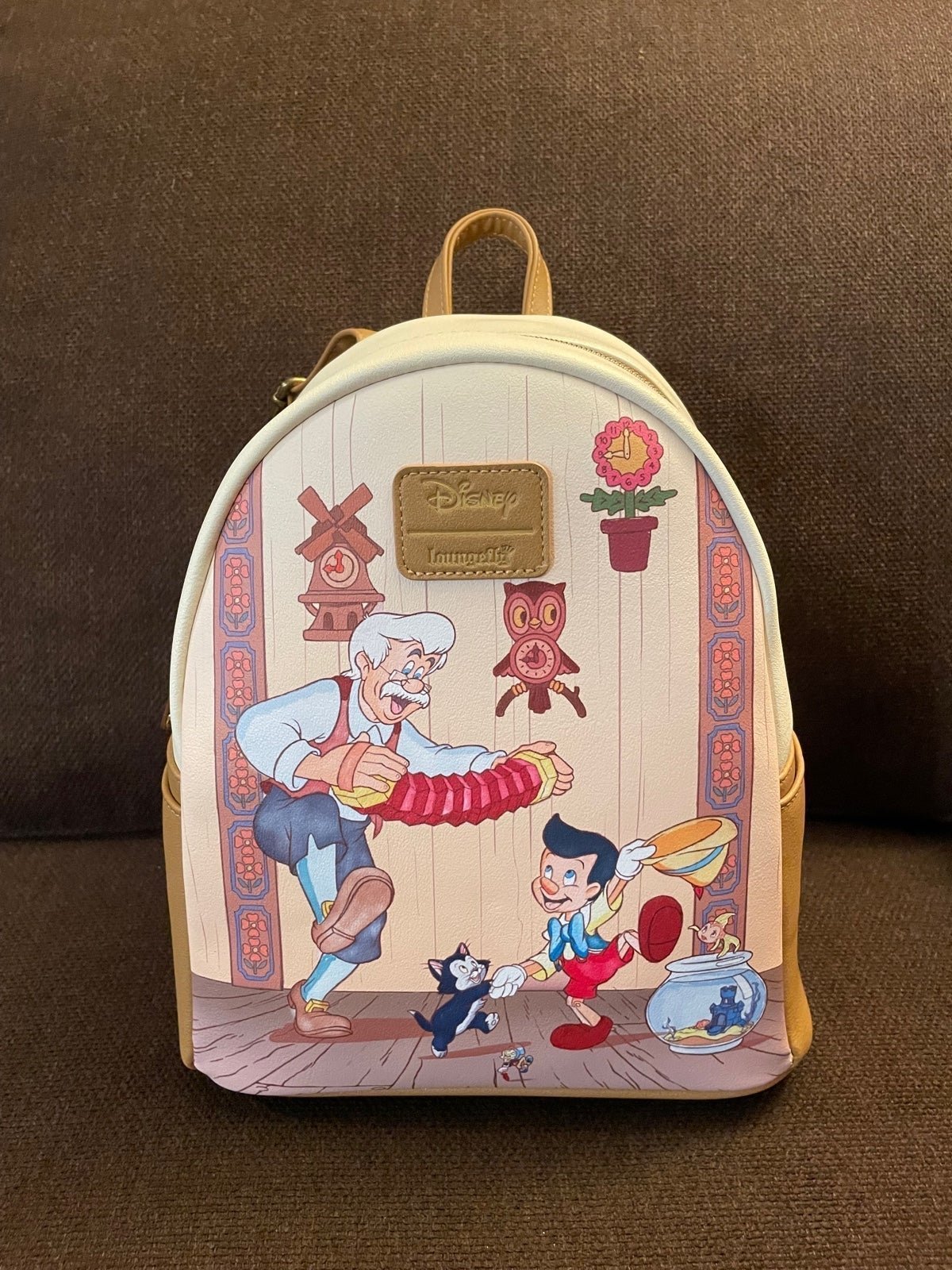 Loungefly Disney Pinocchio and Friends Dancing Mini Backpack