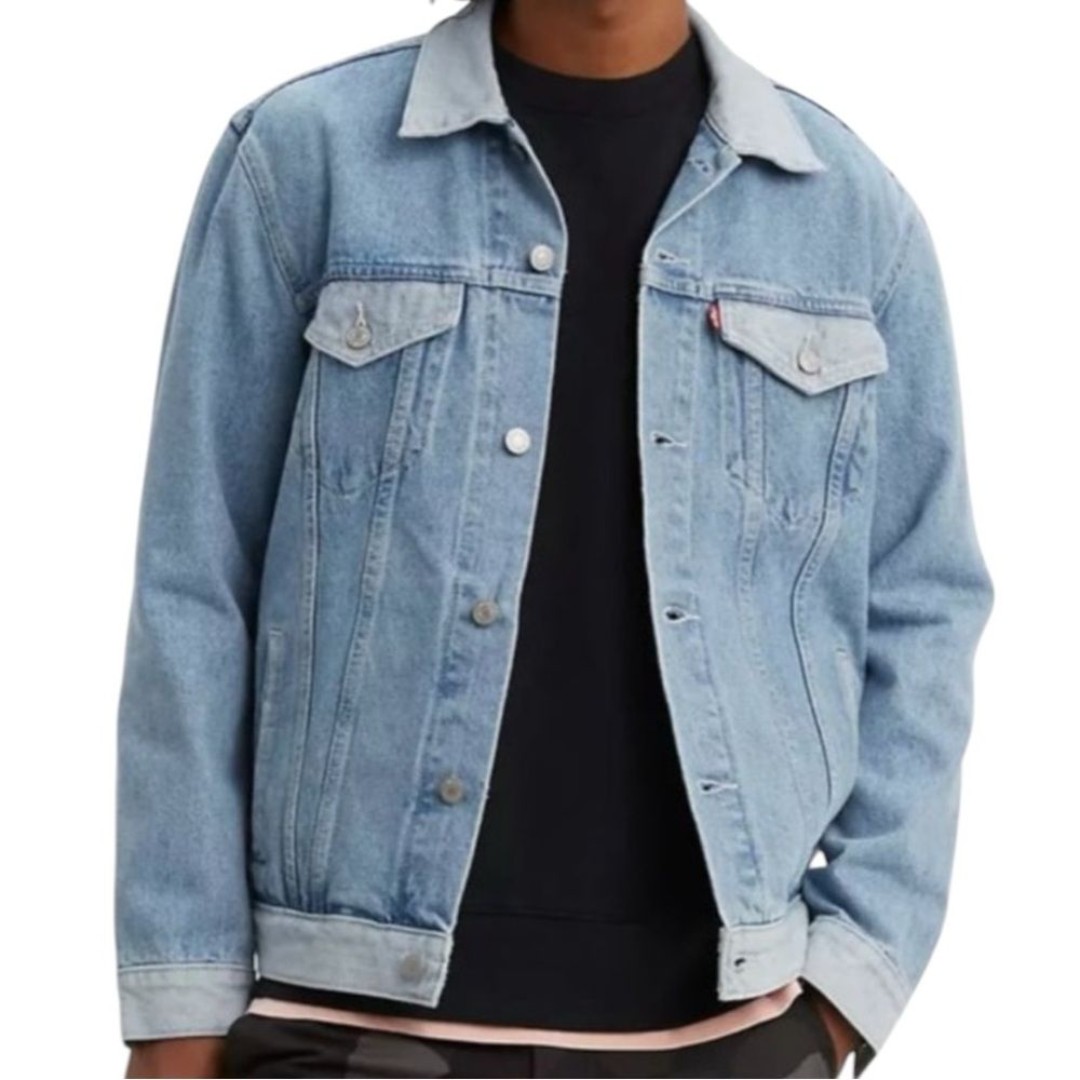 Levi's Turned Tables Light Trucker Denim Jacket Size Large