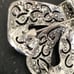 Large Faux Marcasite Bow Pin | Open Work Filigree Style with Rhinestones NEW