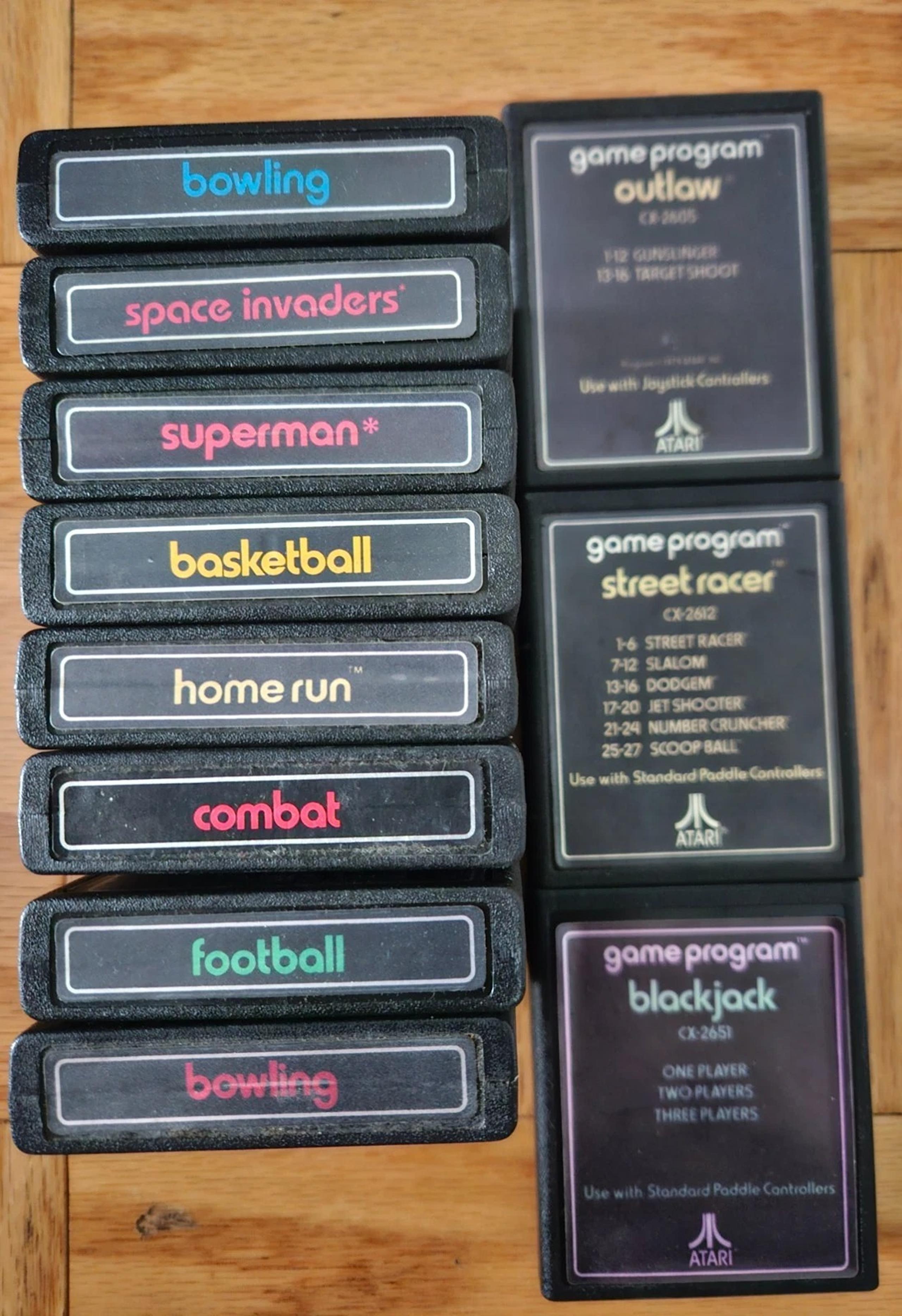 Lot of 11 Atari 2600 Loose Video Game Carts