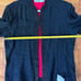 Umi Collections by Anne Crimmins Braved Black Blazer Silk size 10