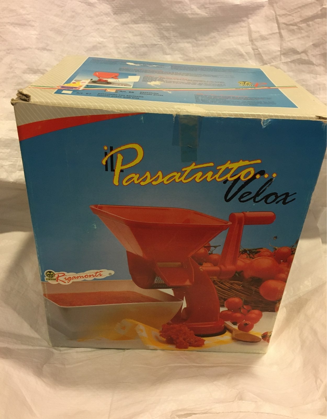 Vtg Tomato FruitVeggie Press Velox-Italy