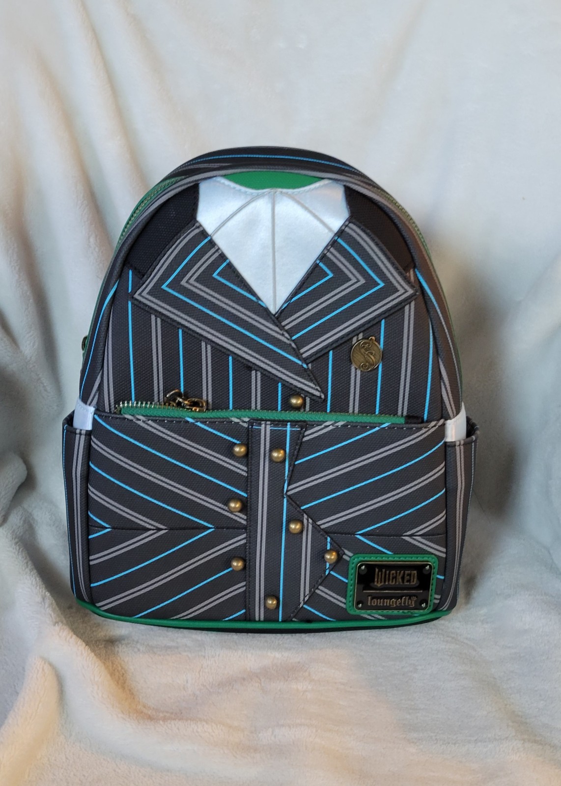 Loungefly Wicked Elphaba Shiz University Uniform Figural Mini Backpack