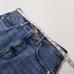 Express High Waisted Front Slit Maxi Denim Skirt