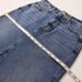 Express High Waisted Front Slit Maxi Denim Skirt