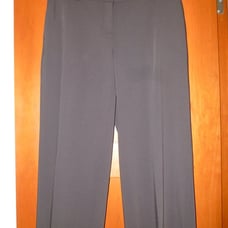Women's Laundry by Shelli Segal Wide Leg Capri Pants Black Size 4
