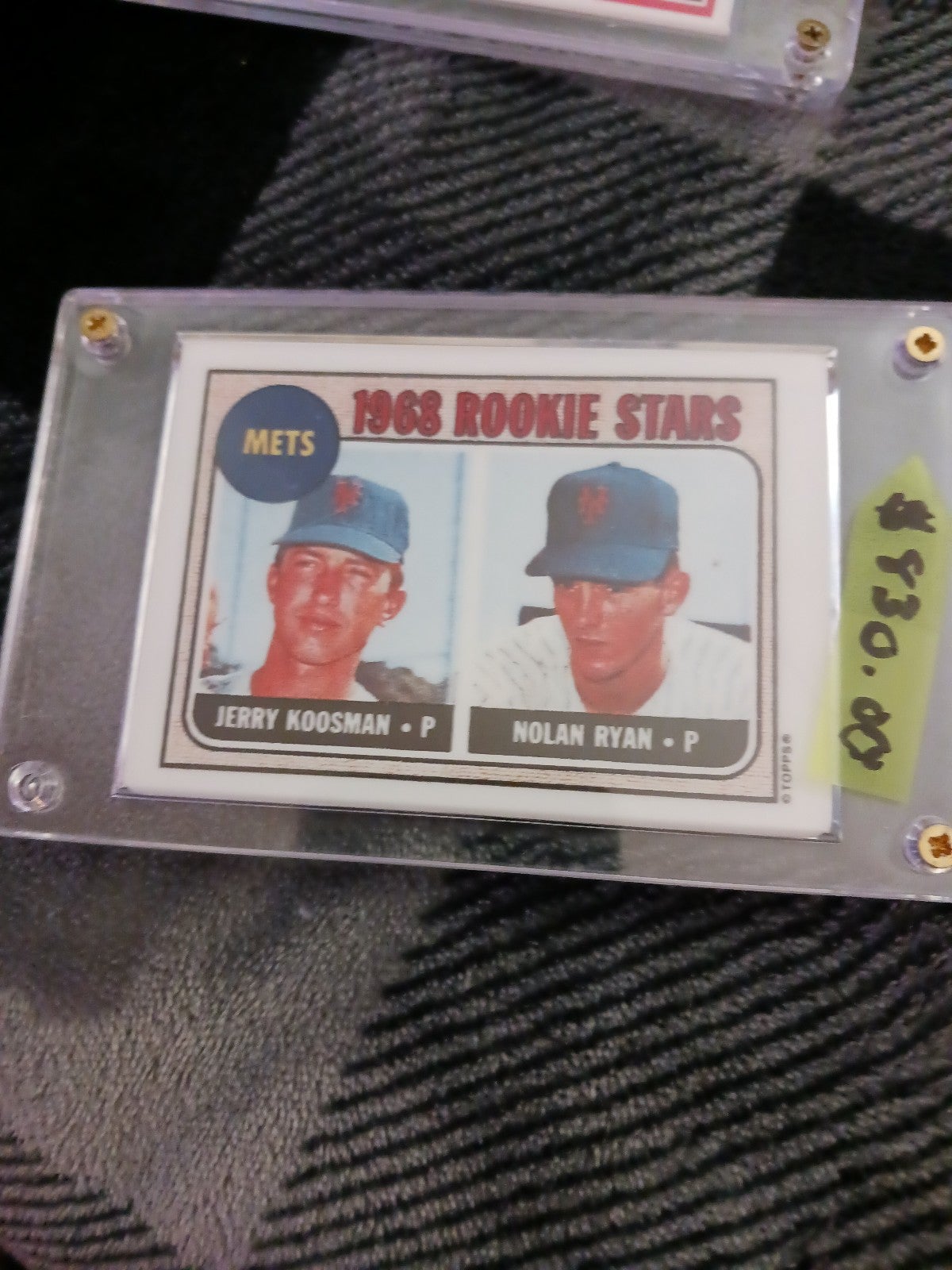 Nolan Ryan and Jerry koosman 1968 rookie collectors edition