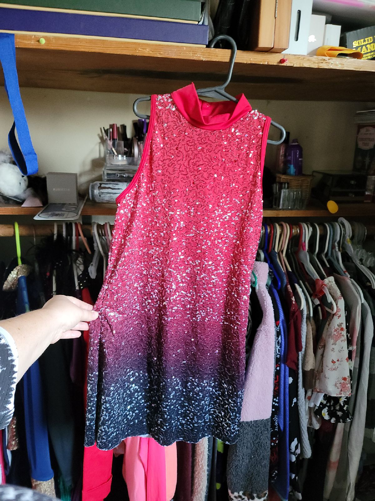 Small Adult Red Dance Costume