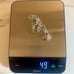 Judith Ripka Sterling Silver Link Bracelet with Heart Charm size 6.5”