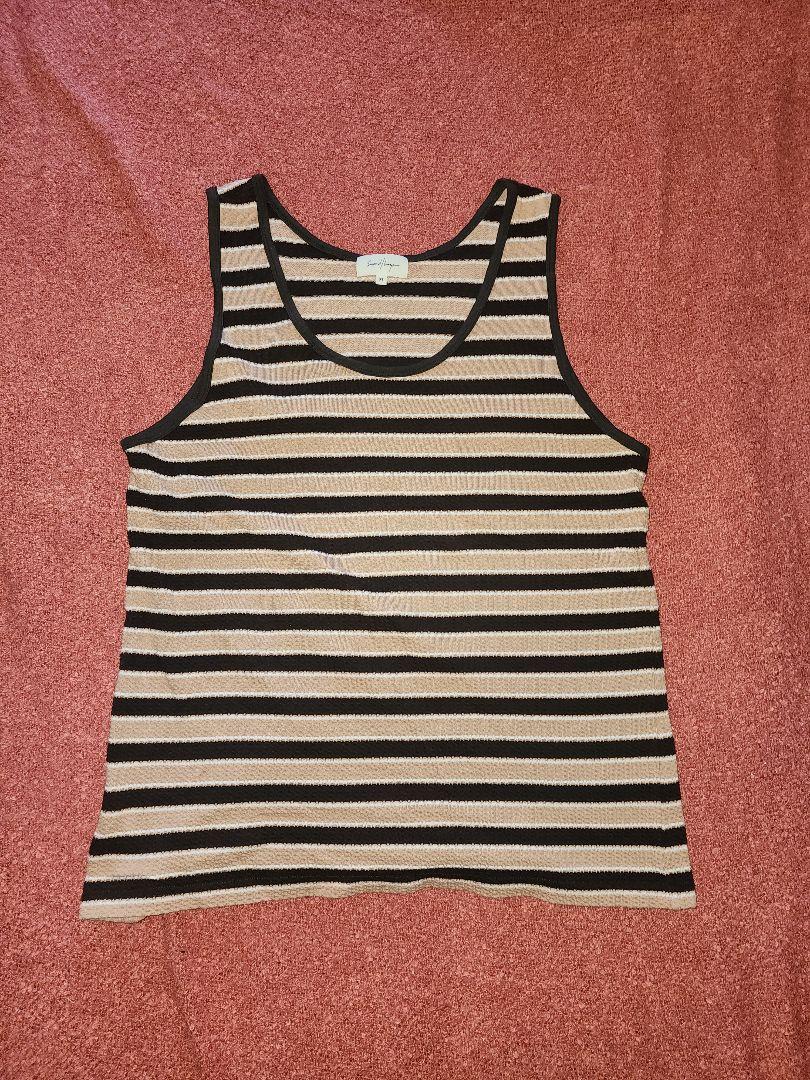 SECOND/LAYER Striped Tank Top XS