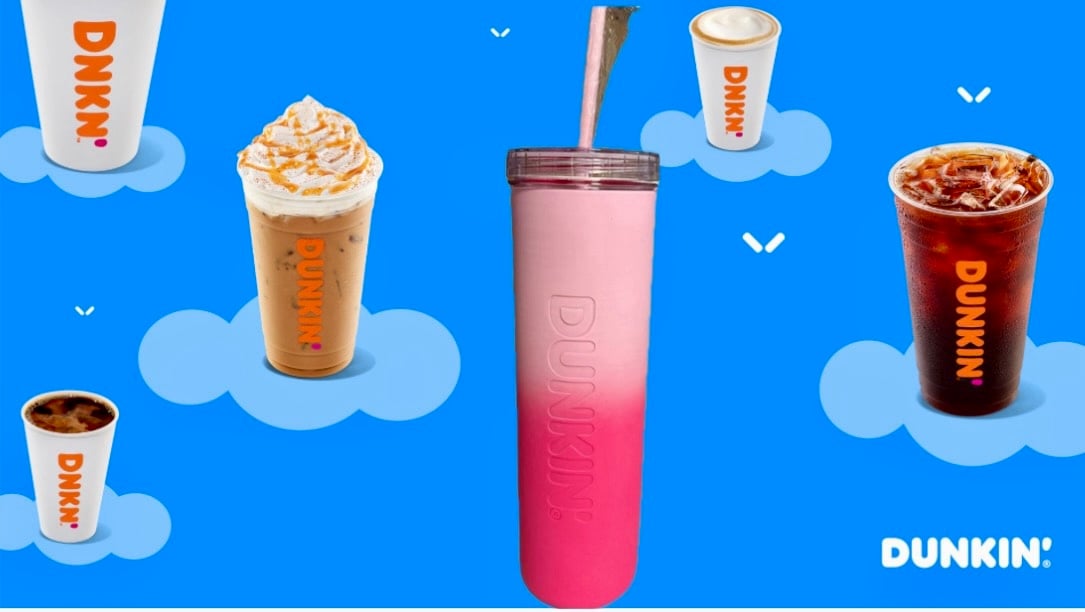 “Dunkin Donuts” Summer Collection 2024 Silicone Sipper