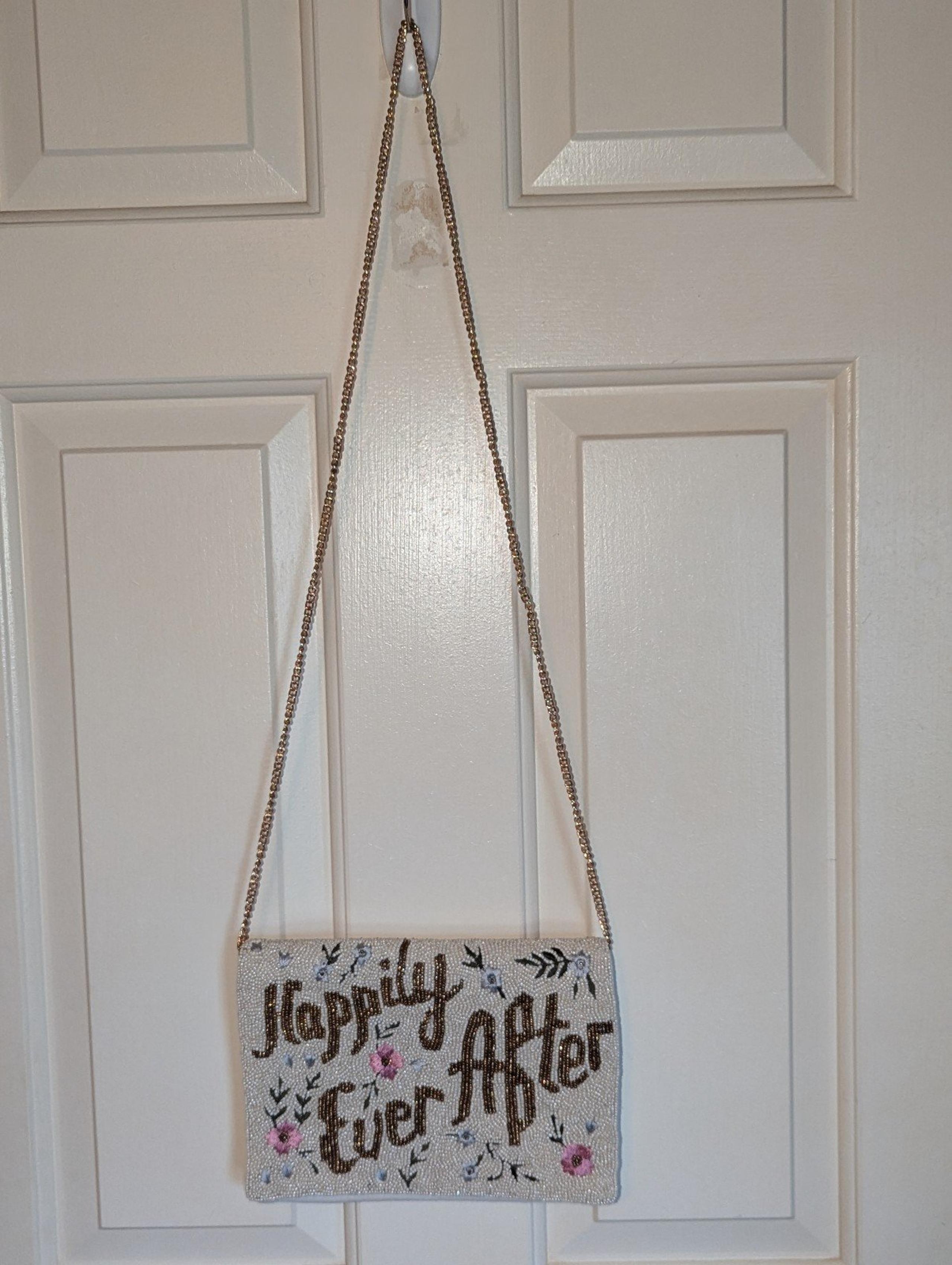 Happily Ever After Beaded Bridal Clutch
