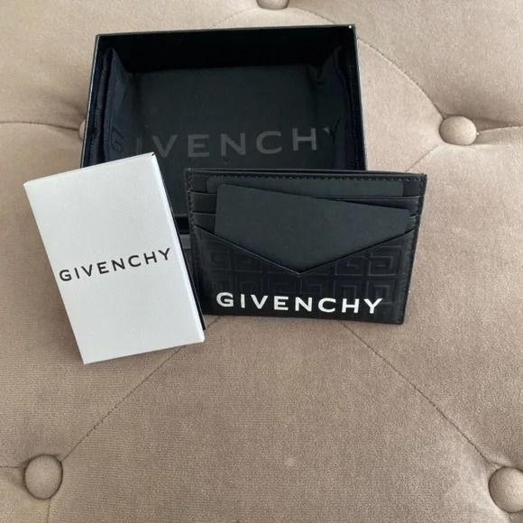 Givenchy G-Essentials Logo Leather Card Case