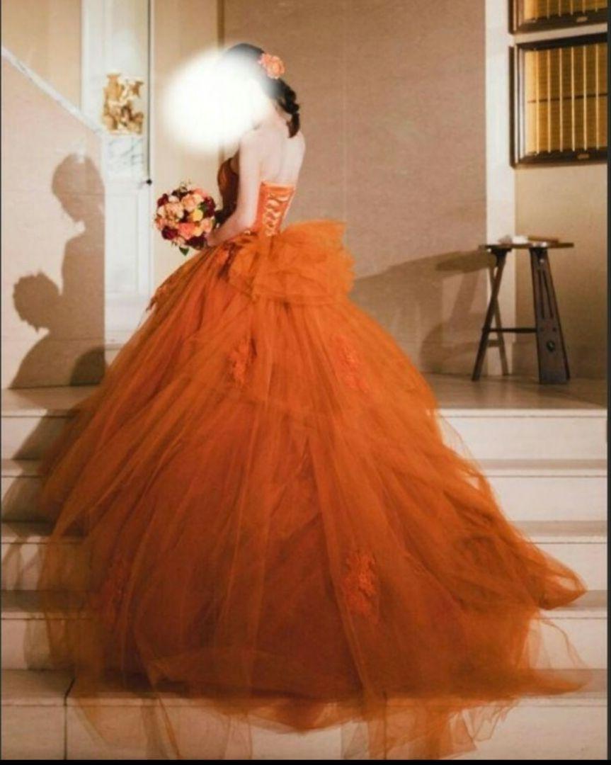YNS WEDDING Terracotta Colored Dress