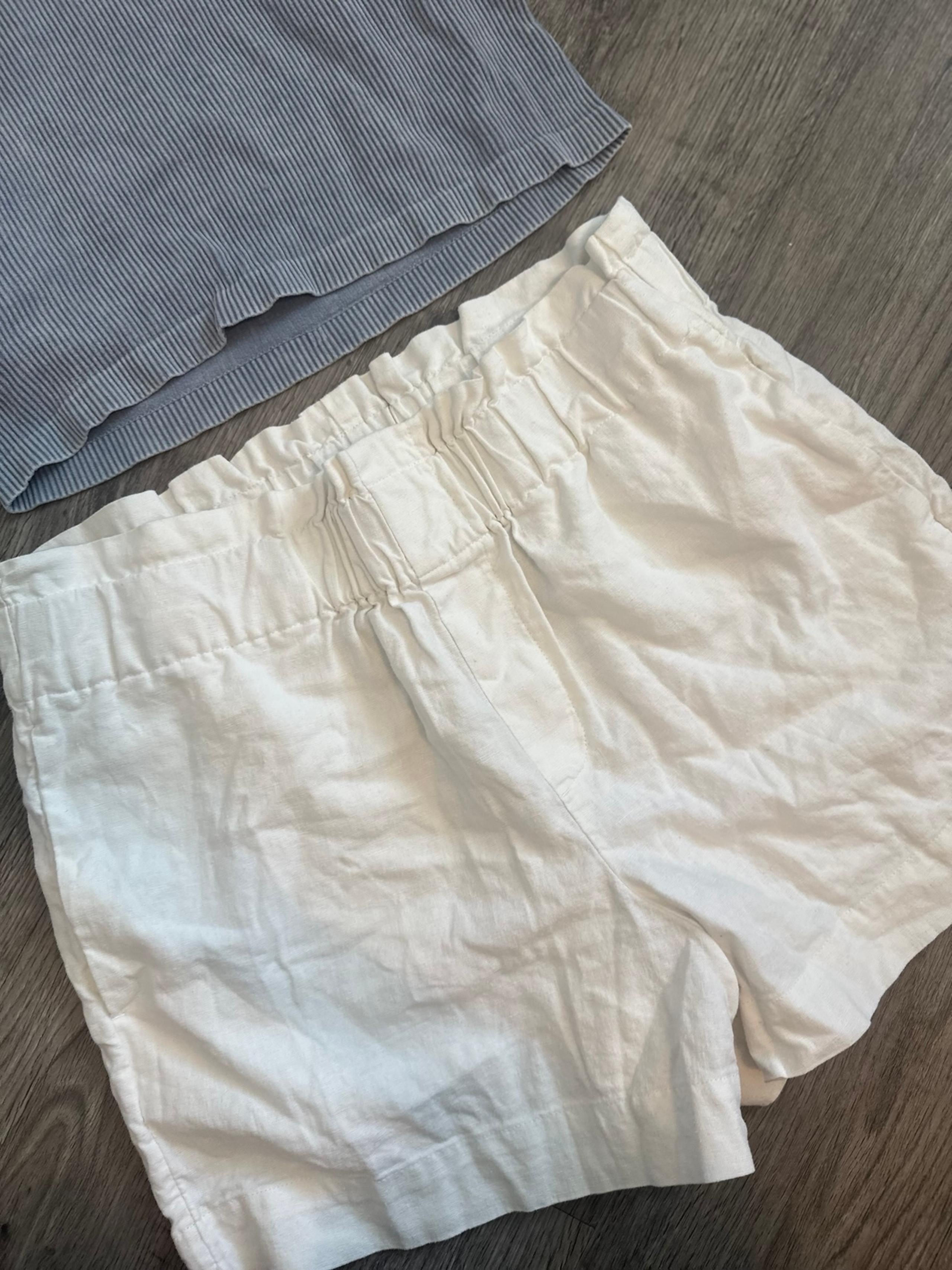 A NEW DAY WOMEN CASUAL LOUNGE WHITE SHORTS MEDIUM M