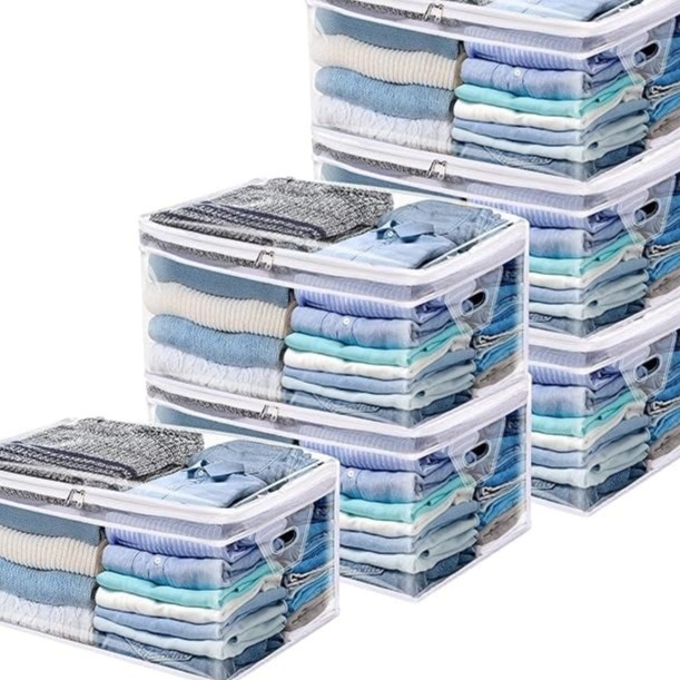 6 Pack Clothes Storage Bag