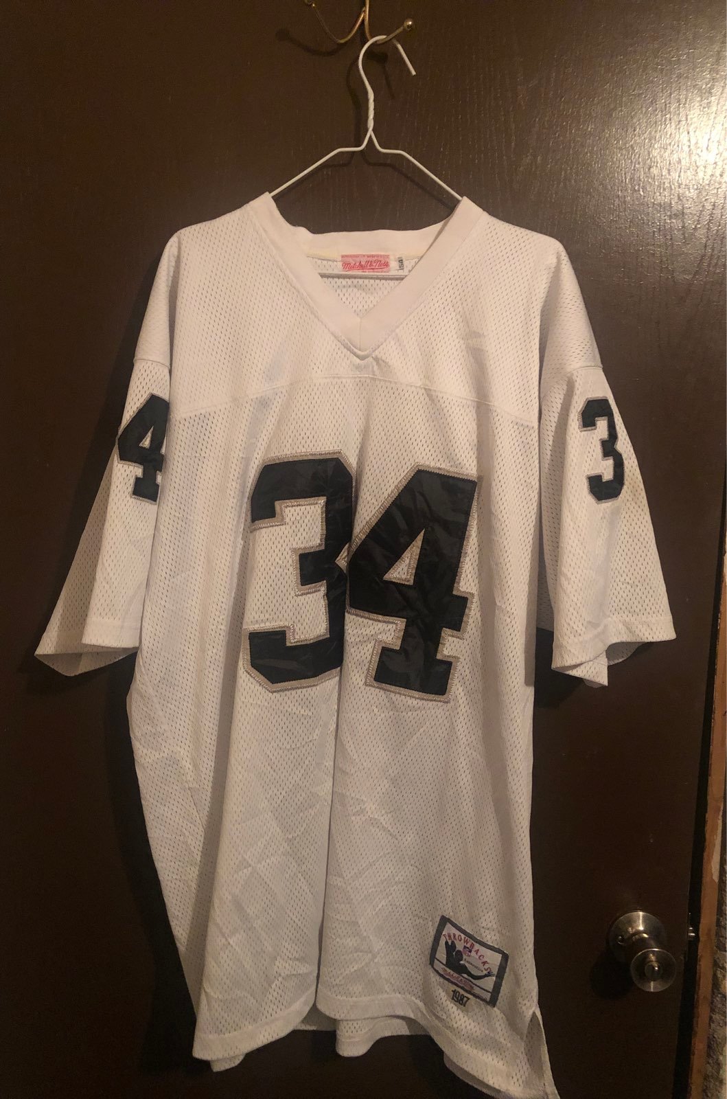 VtgNFLM&NMan54Raiders#34JacksonSewnJerse