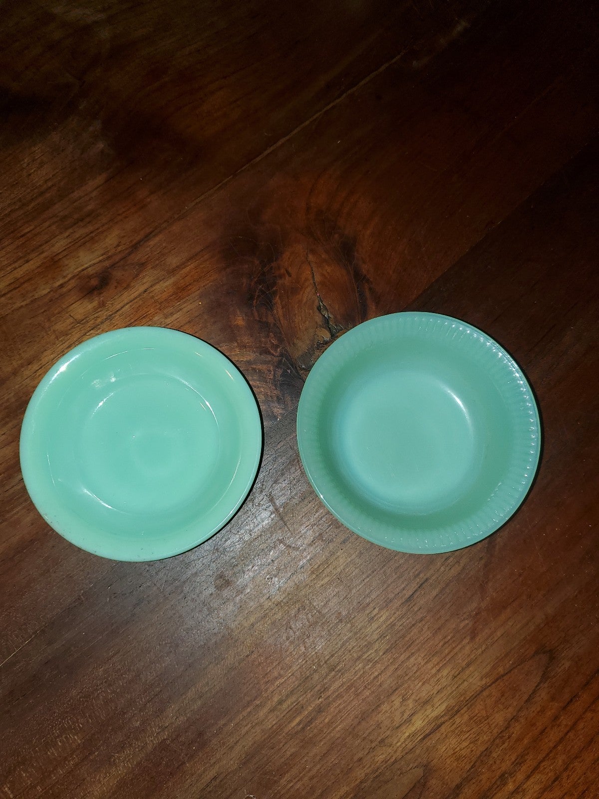 Fire King jadite bowl set dessert
