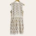 Lucy Paris White Scalloped Lace Sleeveless Sheath Mini Dress Size Medium