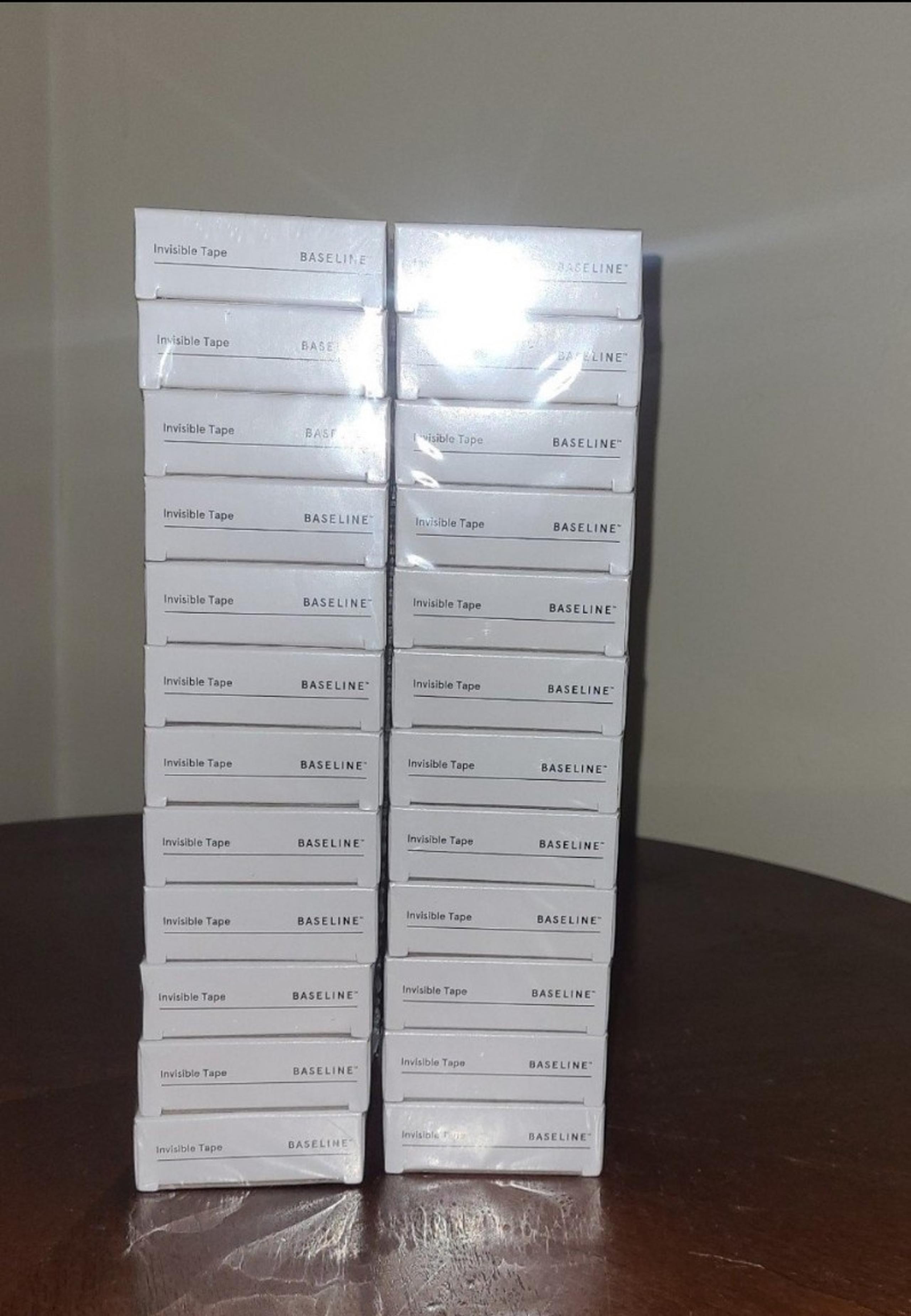 Set of 2 BL58408 Invisible Tape Baseline Clear 3/4” X 1,000” Each 12 pk