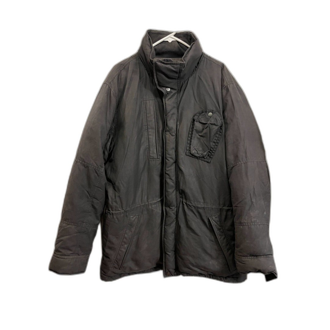 John Varvatos Star USA Black Puffer Outdoor Jacket Coat Mens Size XXL