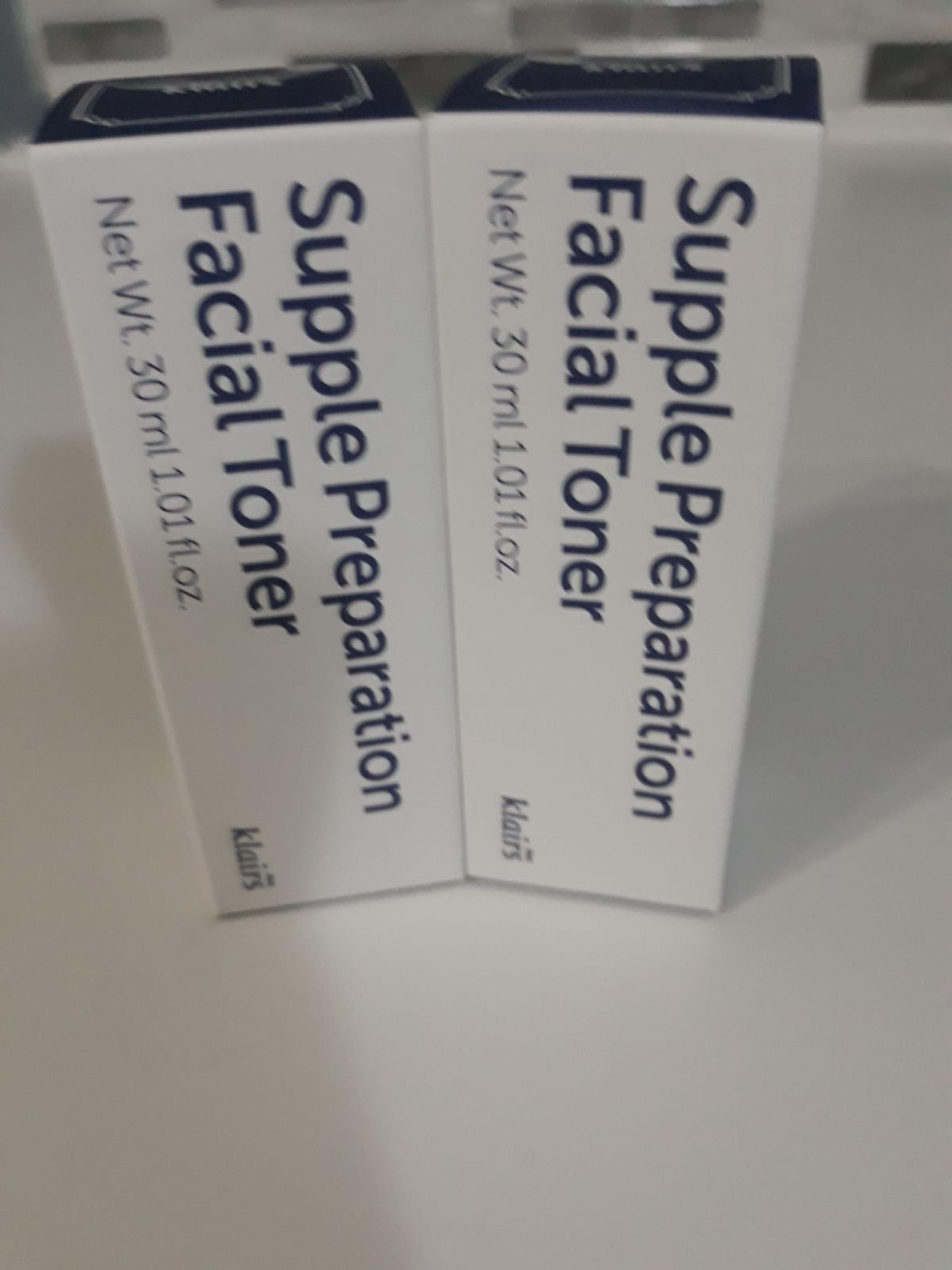 2 klair supple preparation face toner