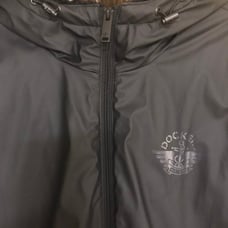Men's Dockers Rubberized hooded jacket