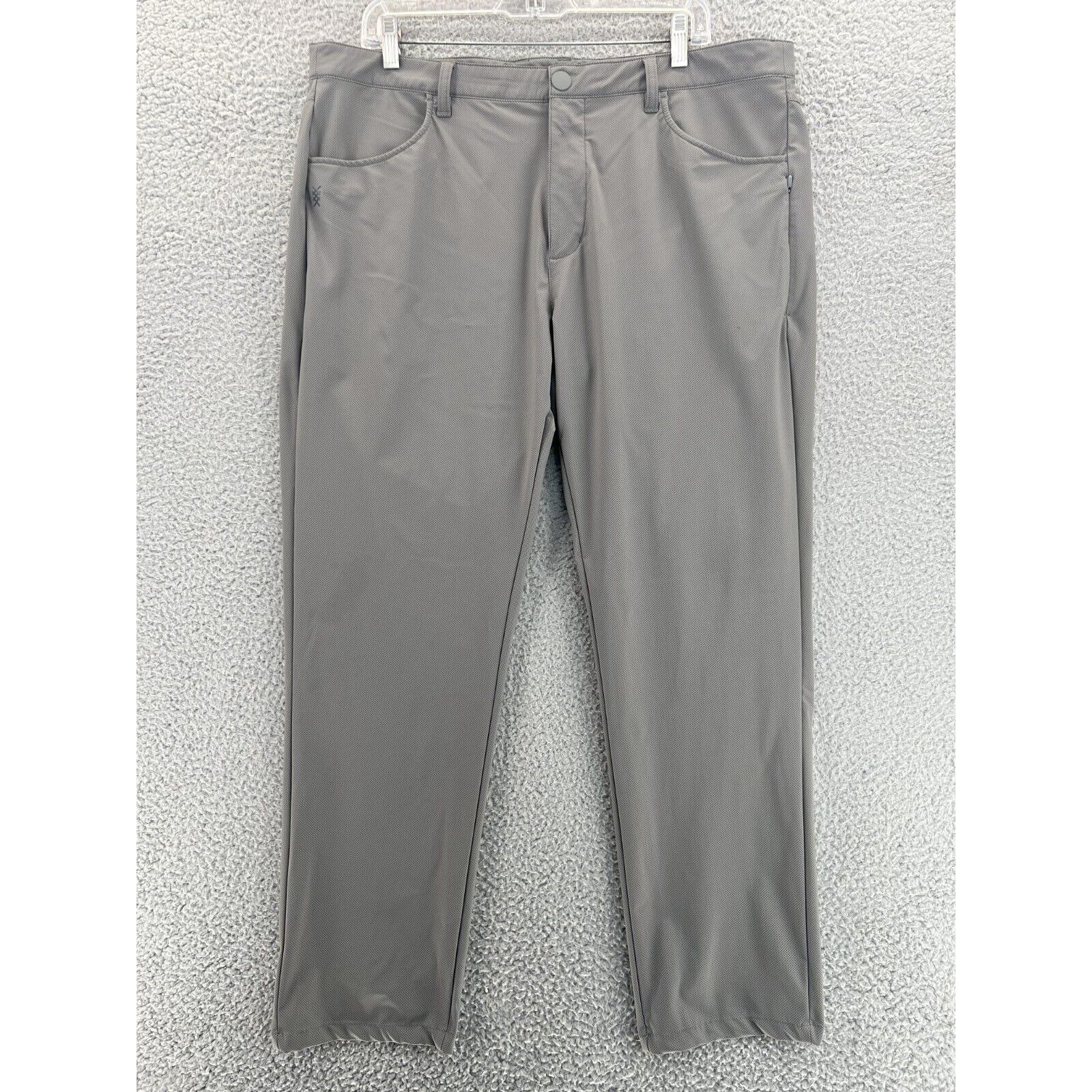 RHONE Performance Stretch Momentum Golf Pants Men's 38x29 Smoke 101755