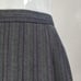 Vintage 80s Gray Striped Pencil Skirt