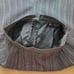 Vintage 80s Gray Striped Pencil Skirt