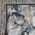 COTTAGE CAT THROW BLANKET Fringe Trim Vintage Tapestry Throw Blanket Grandmacore