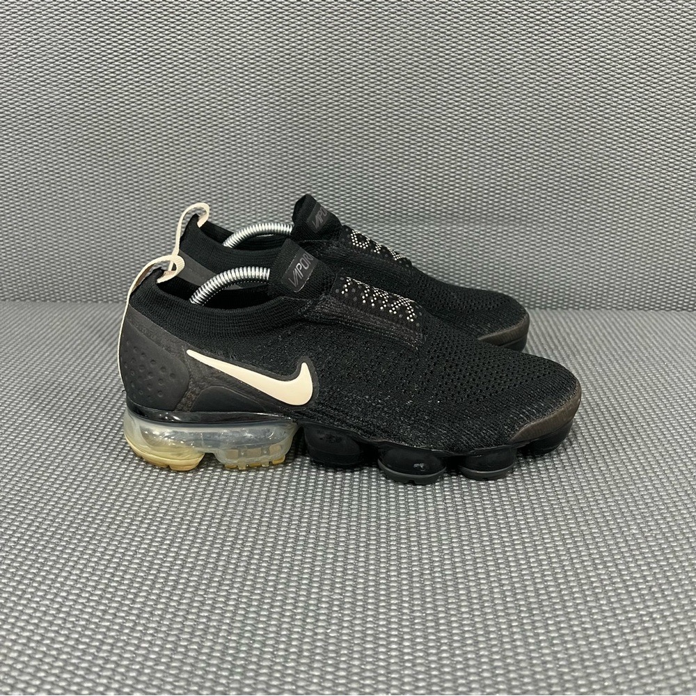 Nike Air VaporMax Moc Black Light Cream Womens Athletic Slip On