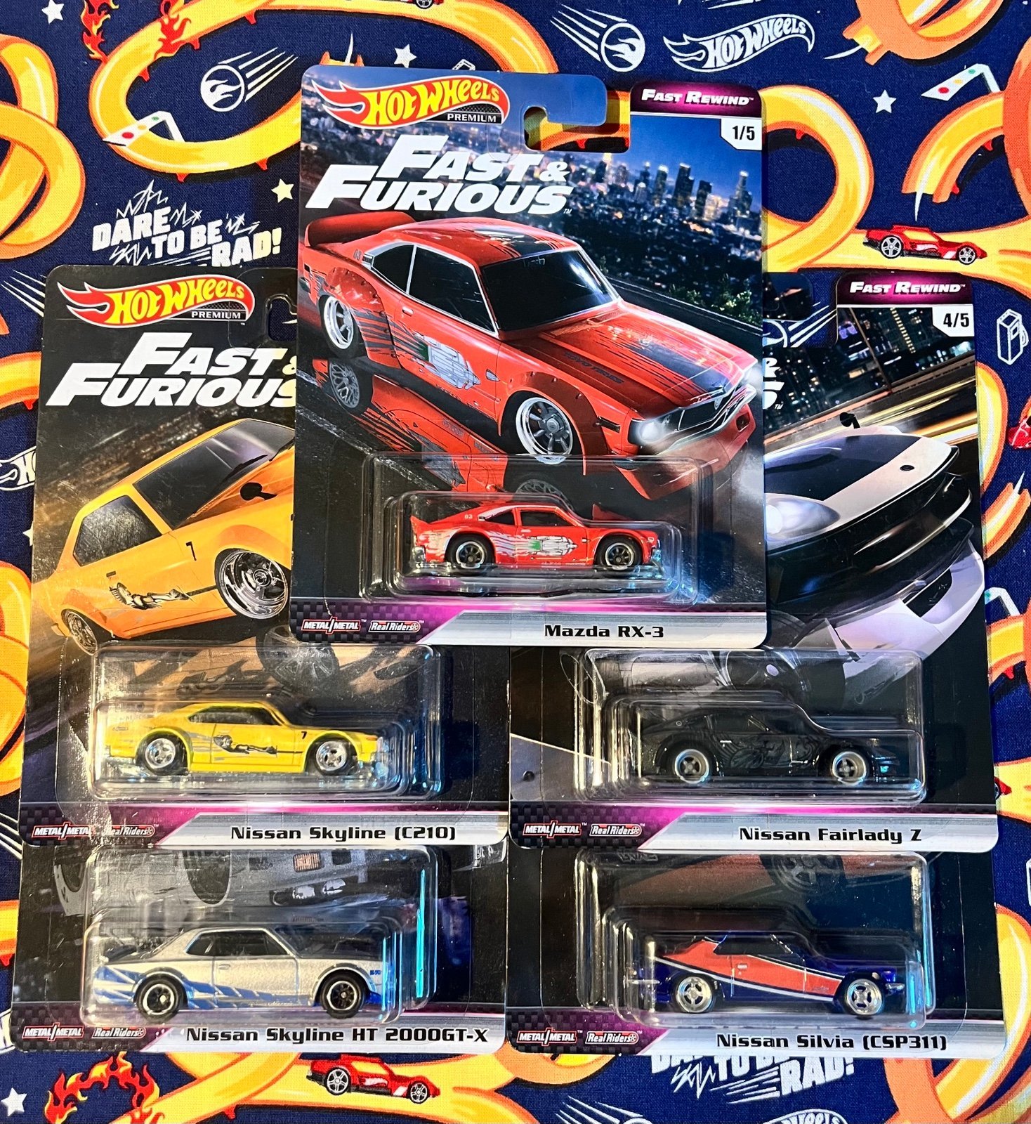 Hot Wheels Fast and Furious Fast Rewind Set