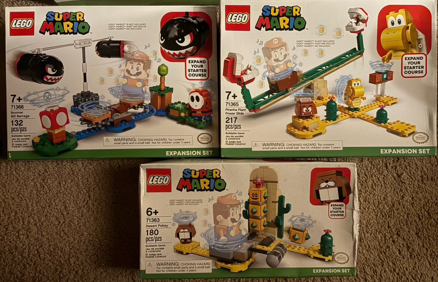 NEW LEGO Super Mario Expansion Set Lot of 3