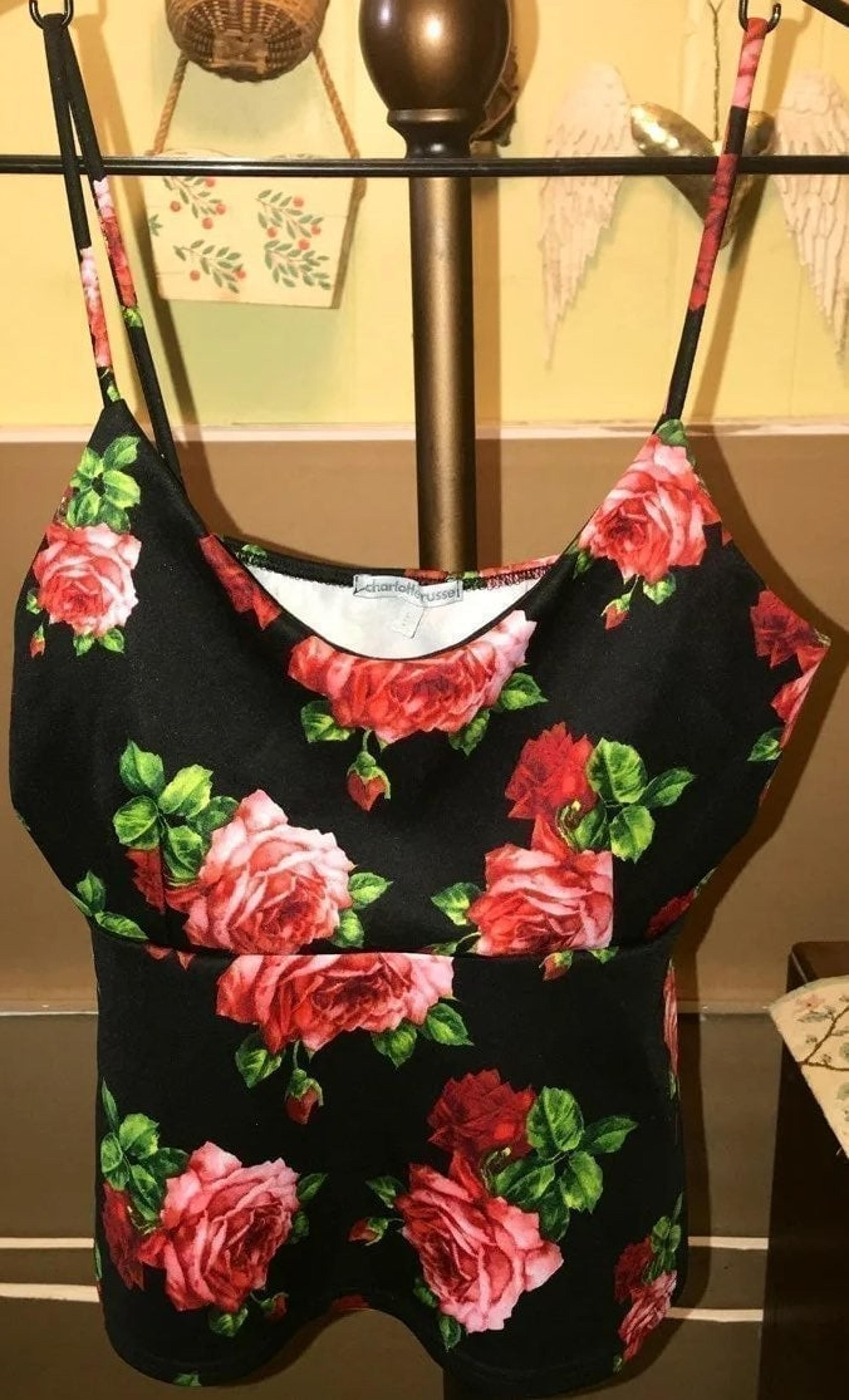 C RUSSE WM L ROSE CAMI CROP SOFT TANK