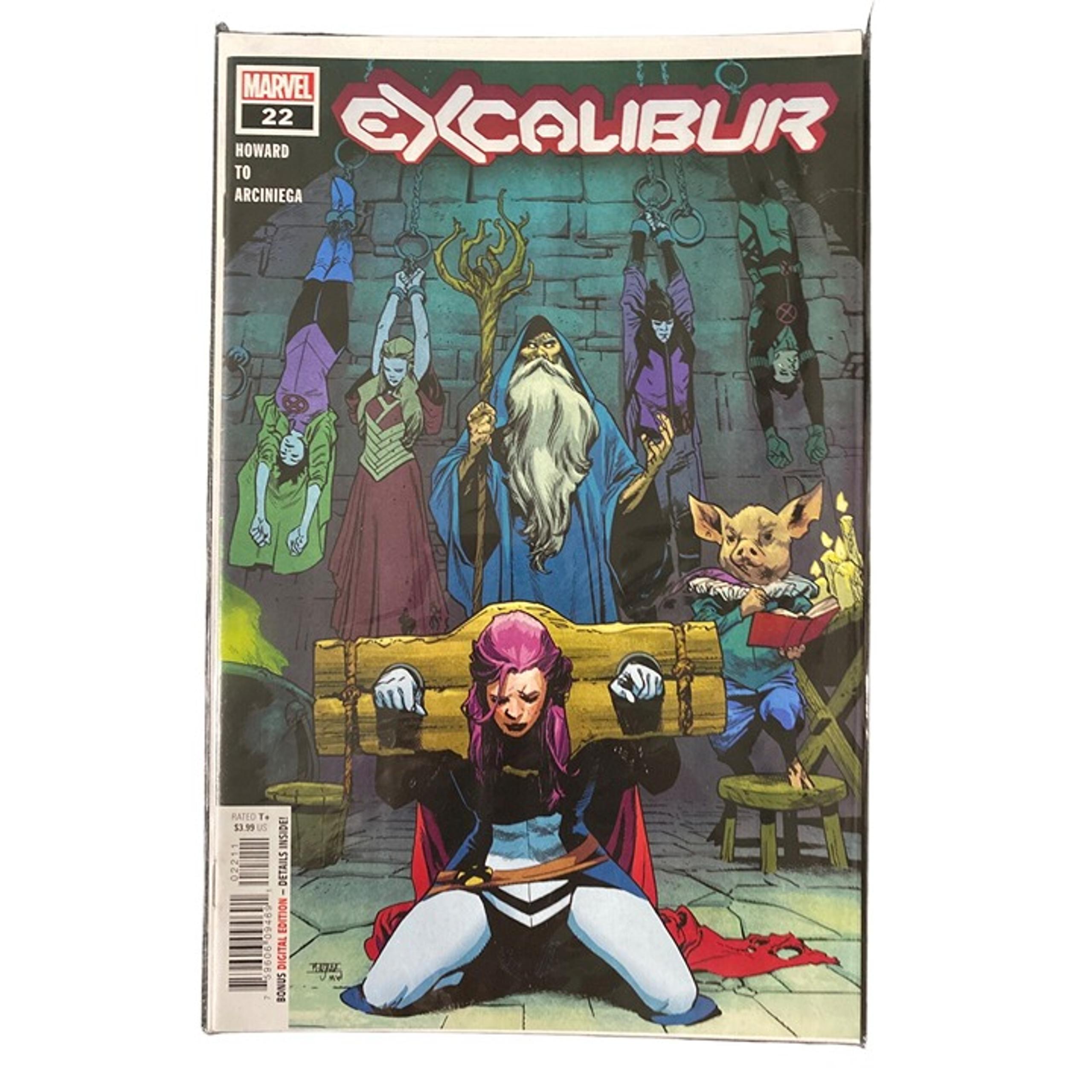 Comic Marvel Excalibur Howard to Arciniega Issue #22 Comic Book Vintage