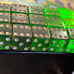 Old green apple translucent bakelite (15) dice lot 080623fBIZII