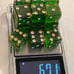 Old green apple translucent bakelite (15) dice lot 080623fBIZII