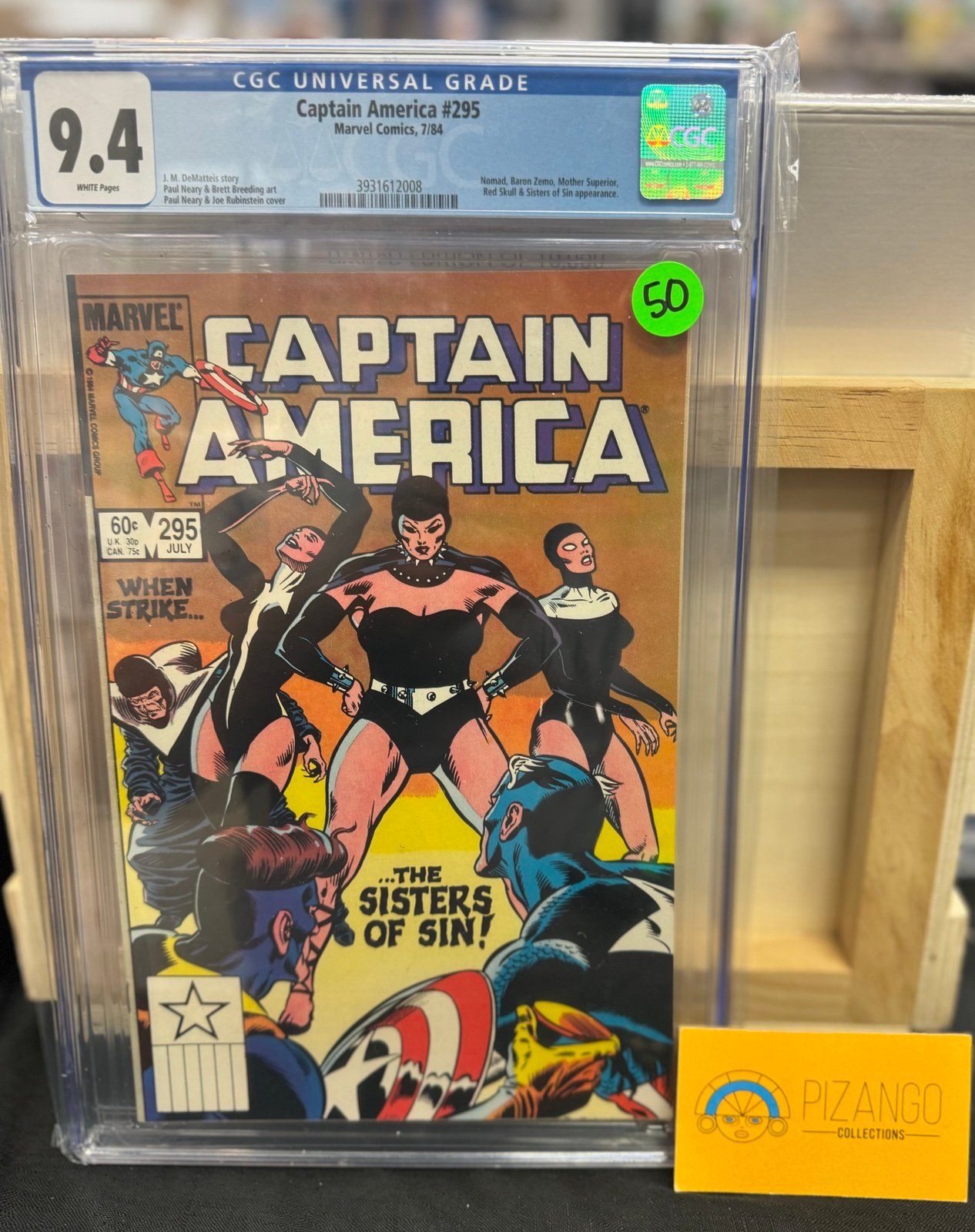 Captain America # 295 CGC 9.4