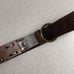 Sundance Brown Leather Belt Small Womens Brass O Ring Buckle Waist Woven 1.5in