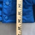Ossi Skiwear Ski Jacket Men's Large Blue Black Full Zip Snaps Nylon Lining Skier